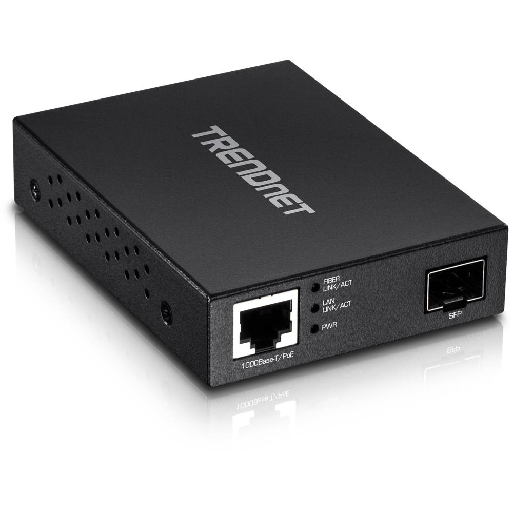 [TFC-PGSFP] TRENDNET TFC-PGSFP - Gigabit PoE PD SFP-kuitumuunnin