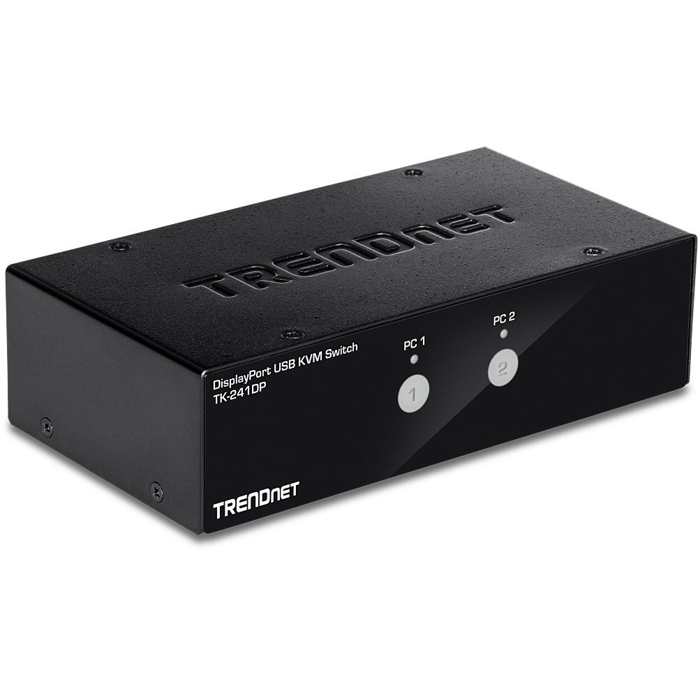 [TK-241DP] TRENDNET TK-241DP - 2-porttinen DisplayPort KVM-kytkin