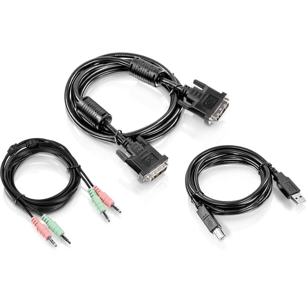 [TK-CD06] TRENDNET TK-CD06 - KVM-kaapelisarja DVI-I USB ja audio 1.83m