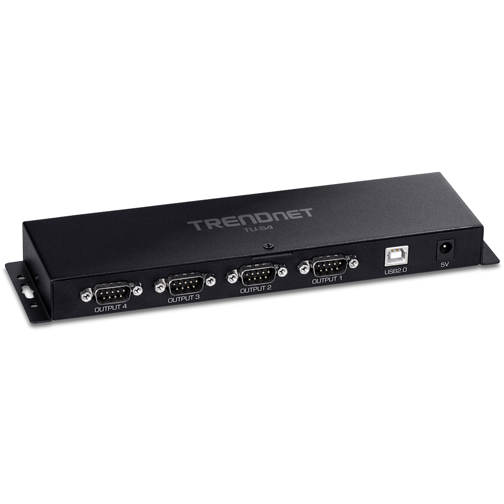 TRENDNET TU-S4 - 4-porttinen USB RS232 sarjaporttisovitin