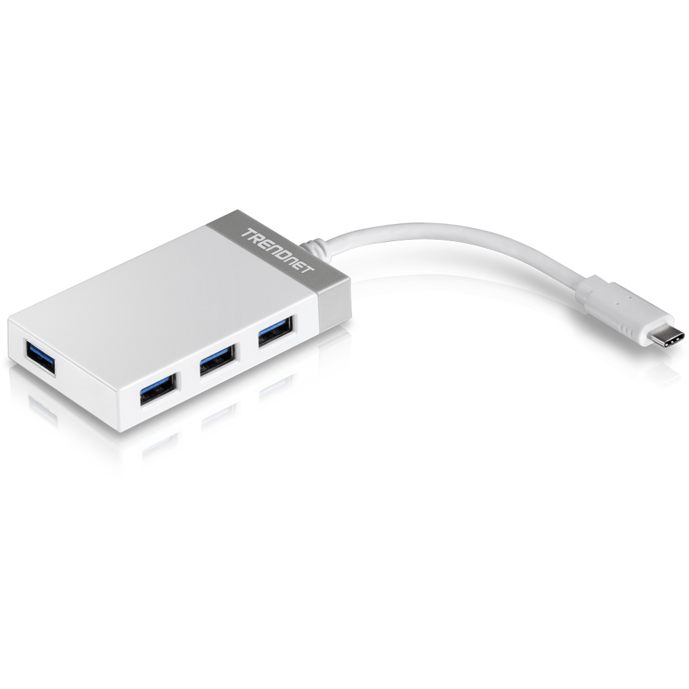 [TUC-H4E] TRENDNET TUC-H4E - 4-porttinen USB-C minikeskitin