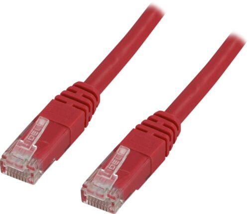 [R2-TP] DELTACO R2-TP - U/UTP Cat5e verkkokaapeli,2m, 100MHz - punainen