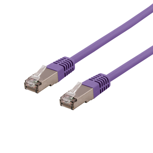 [STP-611PAU] DELTACO STP-611PAU - U/FTP Cat6a verkkokaapeli, LSZH, 1,5m, violetti