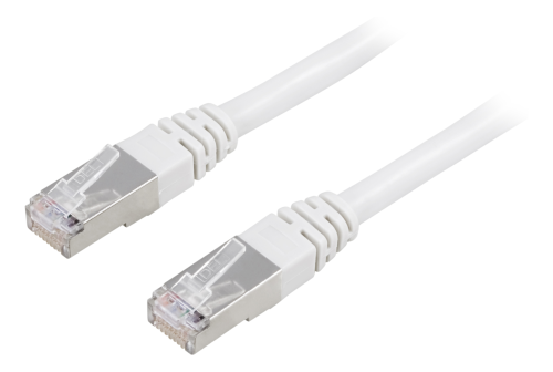[STP-615V] DELTACO STP-615V - F/UTP Cat6 verkkokaapeli,LSZH, 15m, valkoinen