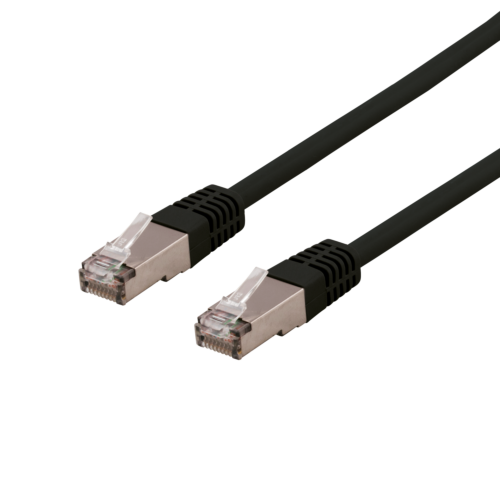 [STP-625SAU] DELTACO STP-625SAU - U/FTP Cat6a verkkokaapeli,LSZH, 25m, musta