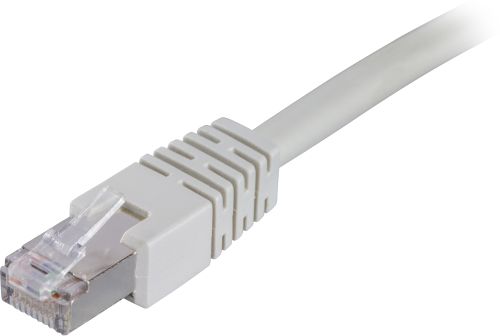 DELTACO STP-635 - F/UTP Cat6 verkkokaapeli,LSZH, 35m, harmaa