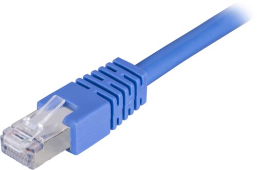 [STP-63B] DELTACO STP-63B - F/UTP Cat6 verkkokaapeli,3m, sininen
