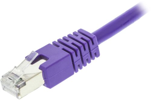 DELTACO STP-63P - F/UTP Cat6 verkkokaapeli,3m, lila