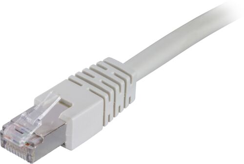 DELTACO STP-650 - F/UTP Cat6 verkkokaapeli,LSZH, 50m, harmaa