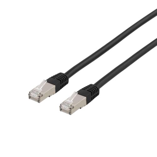 [STP-65SAU] DELTACO STP-65SAU - U/FTP Cat6a verkkokaapeli,LSZH, 5m, musta