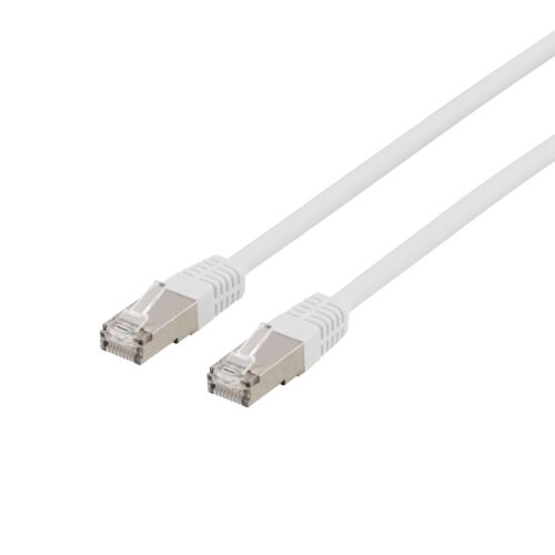 DELTACO STP-67VAU - U/FTP Cat6a verkkokaapeli,LSZH, 7m, valkoinen