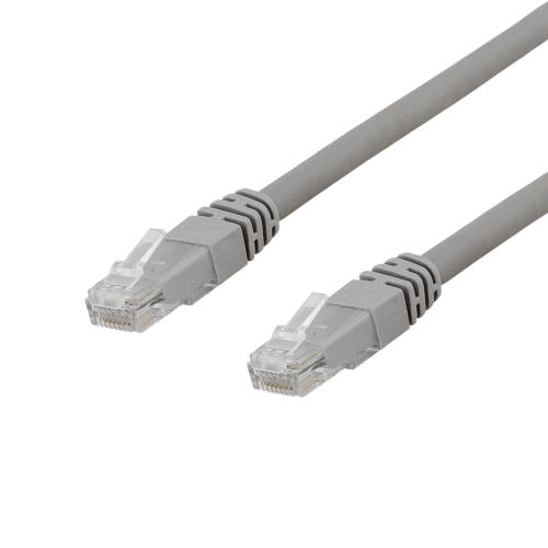 [TP-625AU] DELTACO TP-625AU - U/UTP Cat6a verkkokaapeli, LSZH, 25m, harmaa