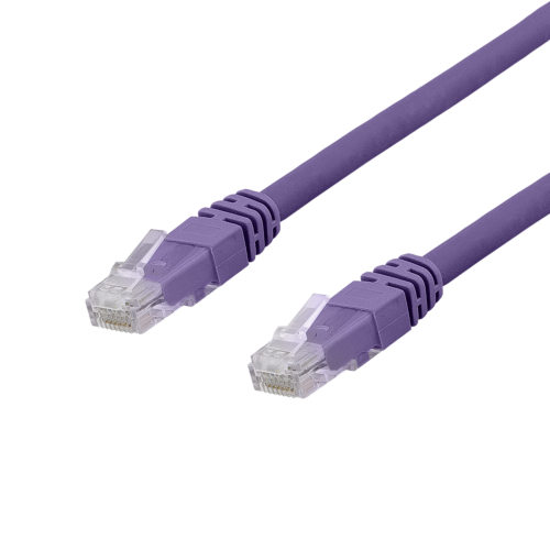 [TP-63PAU] DELTACO TP-63PAU - U/UTP Cat6a verkkokaapeli,LSZH, 3m, violetti