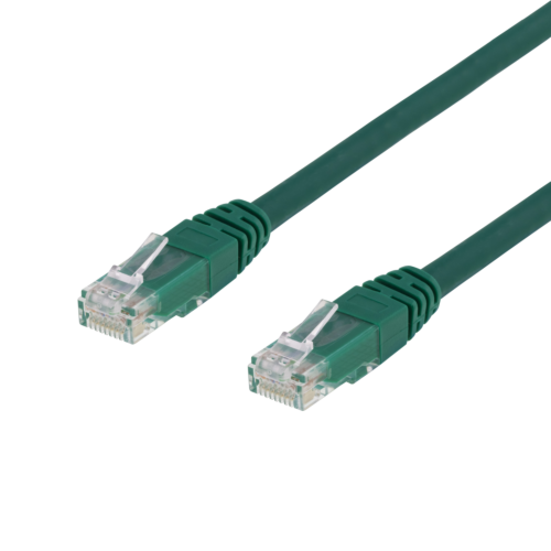 [TP-67G] DELTACO TP-67G - U/UTP Cat6 verkkokaapeli,7m, vihreä