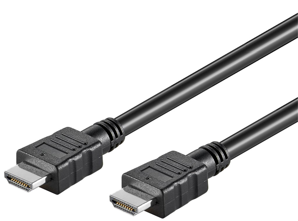 GOOBAY 58445 - HDMI 1.4 KAAPELI   STD 1000 10,0m N MUSTA