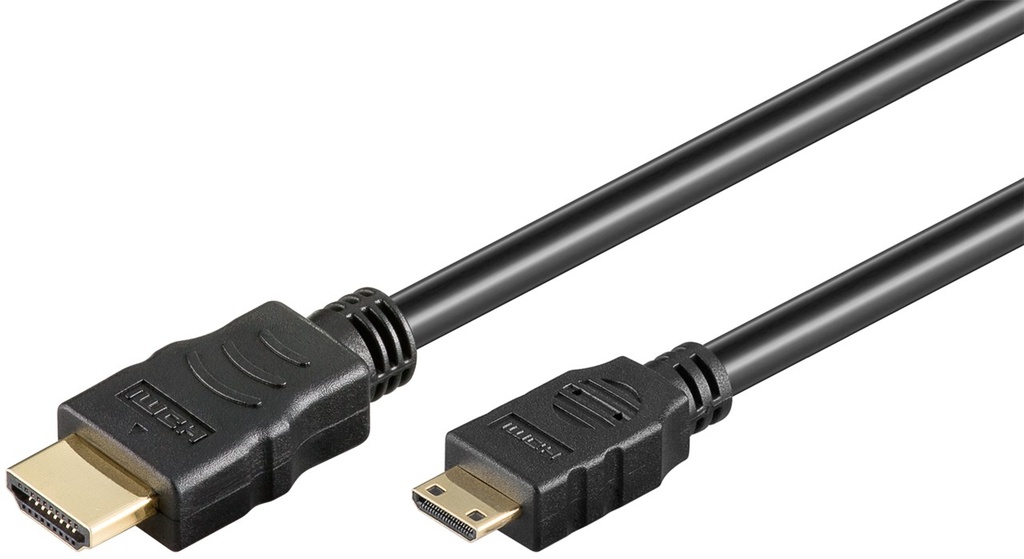 GOOBAY 31934 - HDMI/Mini HDMI KAAPELI 1.4 0500 5,0m MUSTA
