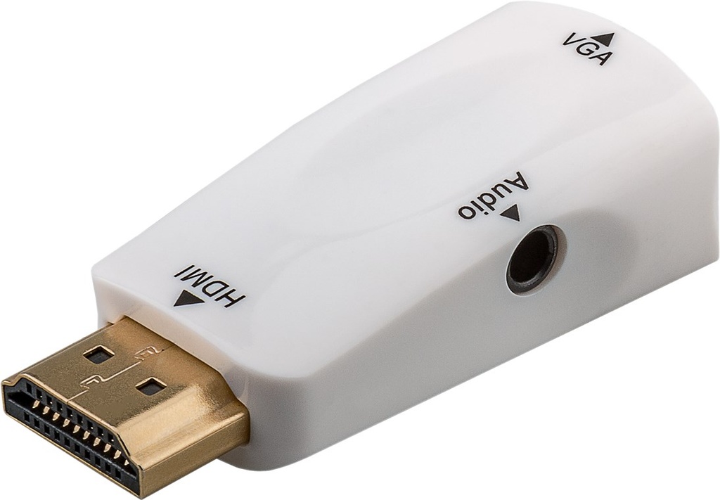 GOOBAY 44793 - Adapter HDMI M/VGA F + 3,5mm F