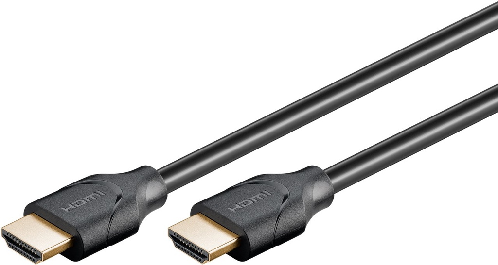 GOOBAY 61639 - HDMI 2.1 KAAPELI LC 0150 1,5m MUSTA