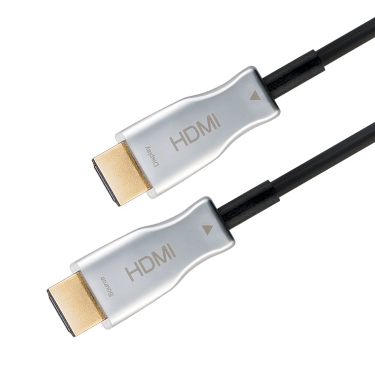 GOOBAY 59808 - HDMI 2.0 Optical Hybrid KAAPELI (AOC) 04000 40m MUSTA