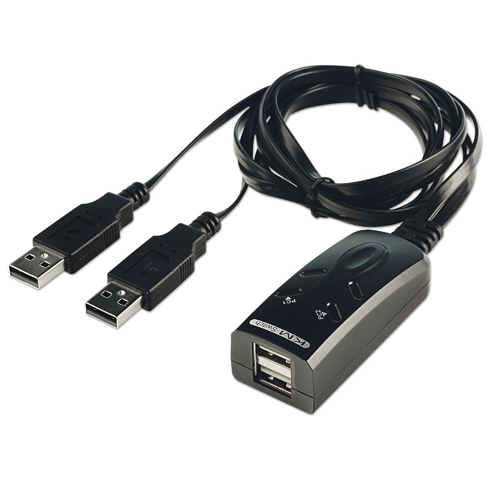 [32165] 2 portin USB-kaapeli Näppäimistön ja hiiren kytkin 1,1m