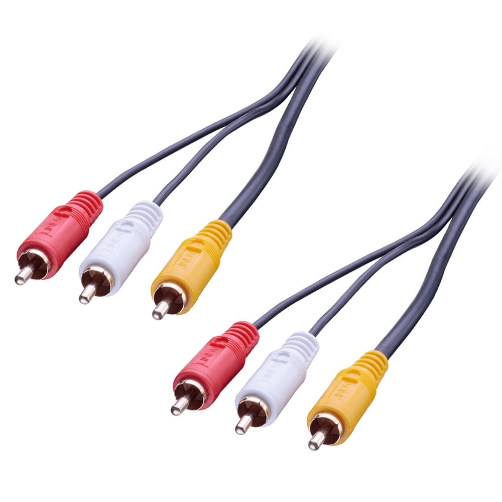 1m Premium AV-kaapeli 3xFono uros 3xFono uros - 3xFono uros