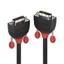 1m DVI-D Dual Link -kaapeli, musta linja