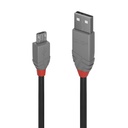 3m USB 2.0 A-tyyppi-A-Mikro-B-kaapeli, Anthra Line