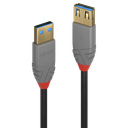 3m USB 3.0 Tyyppi A Jatkokaapeli, Anthra Line, Anthra Line