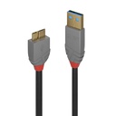 1m USB 3.0 tyyppi A - Micro-B, Anthra Line 1m USB 3.0 tyyppi A - Micro-B, Anthra Line