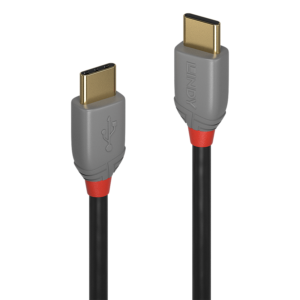 2m USB 2.0 C-tyyppi-C-kaapeli, Anthra Line 2m USB 2.0 C-tyyppi-C-kaapeli, Anthra Line