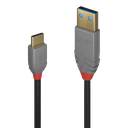 1m USB 2.0 A-tyyppi-C-kaapeli, Anthra Line, 1m USB 2.0 A-tyyppi-C-kaapeli, Anthra Line