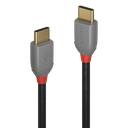1m USB 3.1 C-tyypin kaapeli, 5A PD, Anthra Line, 1m USB 3.1 C-tyypin kaapeli, 5A PD, Anthra Line