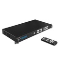 4x4 HDMI 4K60 -matriisi, jossa on videoseinän skaalaus