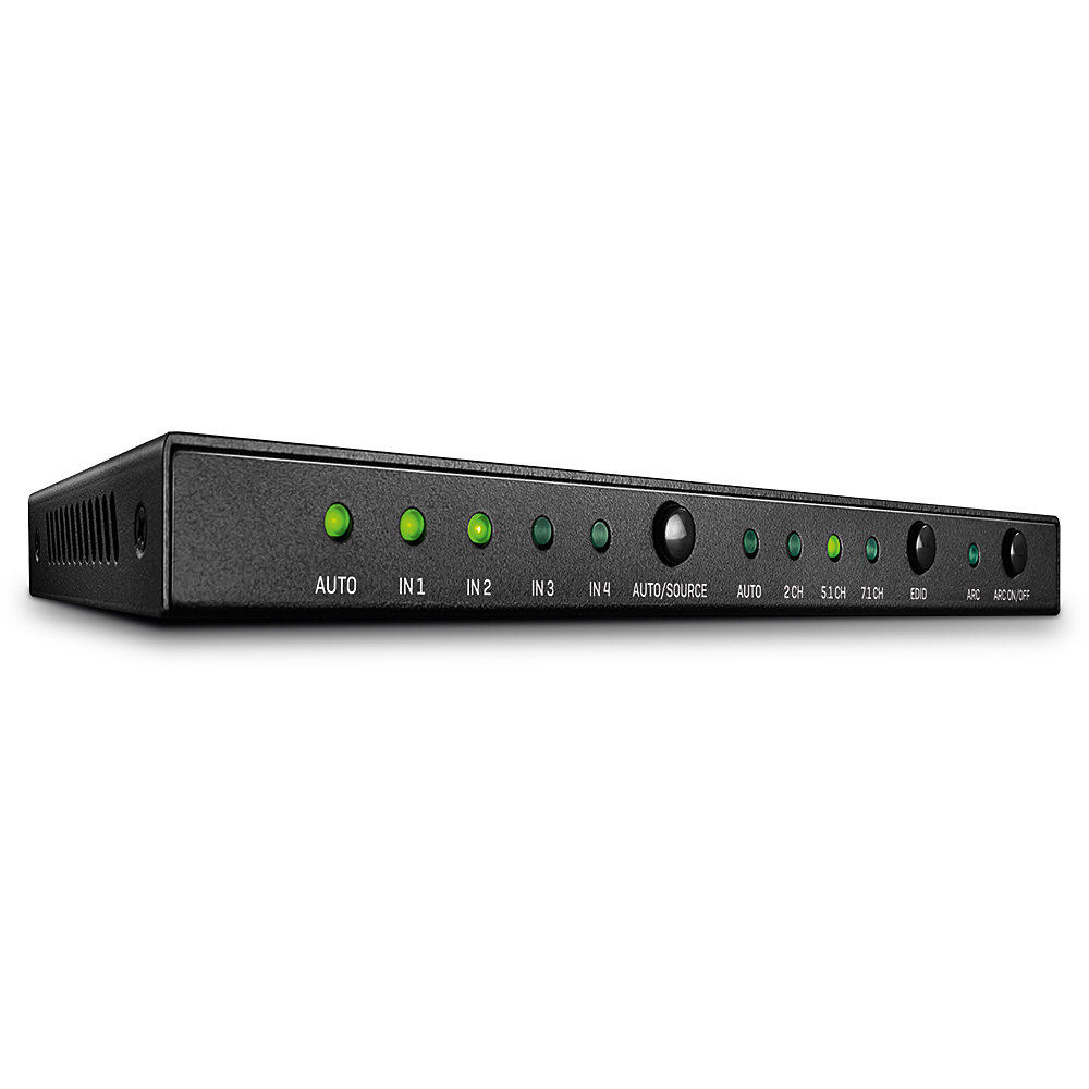 4 portin HDMI 18G -kytkin, jossa on ääni