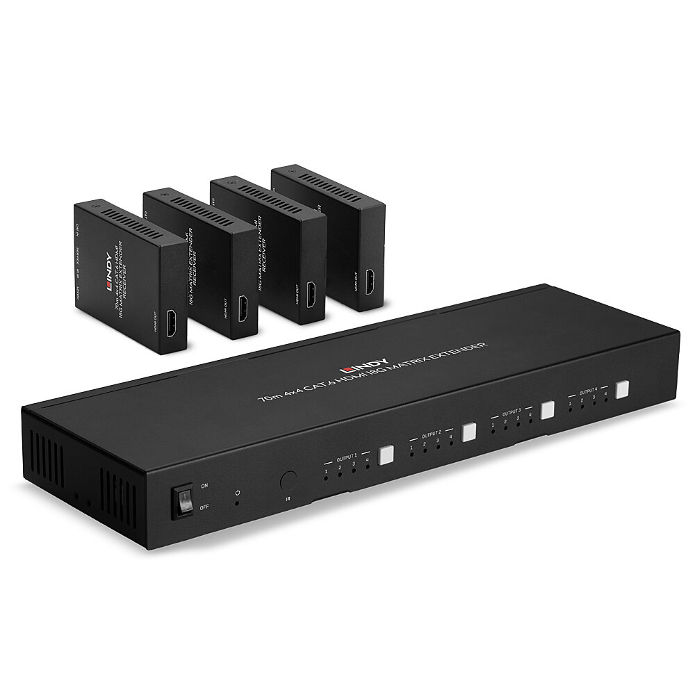 70m Cat.6 4x4 HDMI 18G matriisilaajentaja