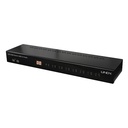 8-porttinen DVI-I Single Link, USB 2.0 & Audio KVM Switch Pro KVM-kytkin Pro