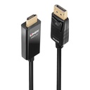 2m aktiivinen DisplayPort-HDMI-kaapeli HDR:llä varustettuna