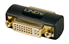 DVI-I Dual Link F/F kytkin Kullatut liittimet