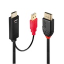 0.5m Aktiivinen HDMI 1.4 - DisplayPort 1.2 kaapeli