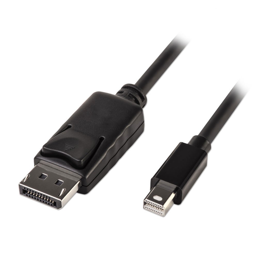 2m Mini DisplayPort uros - DisplayPort uros, musta