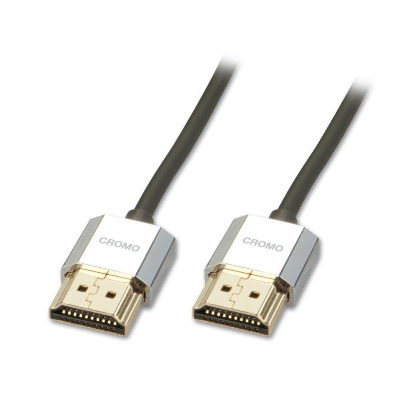 2m CROMO Slim HDMI-kaapeli Ethernetin kanssa