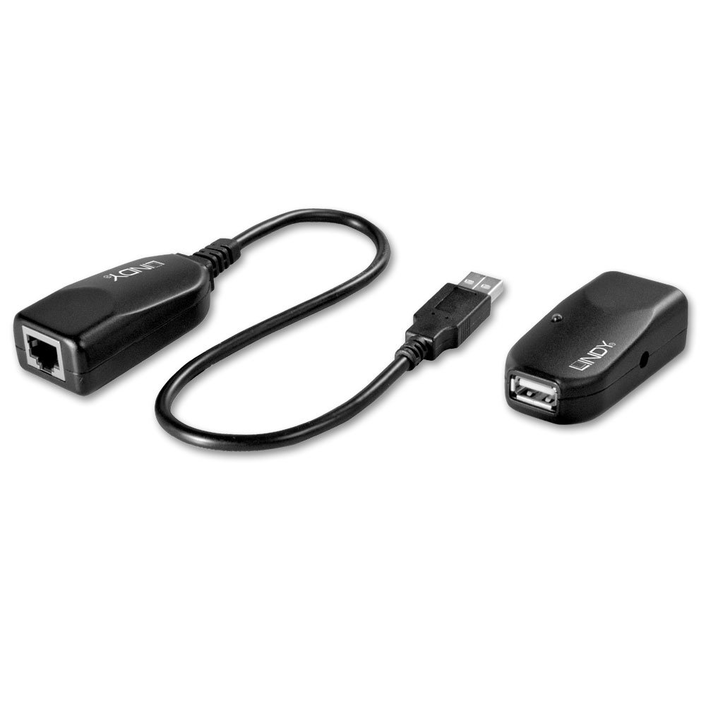 USB 2.0 CAT5 Extender pidentää yhteyksiä jopa 50m asti