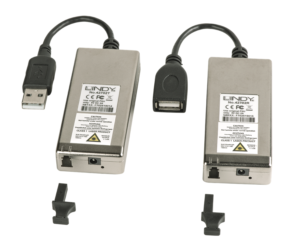 USB 2.0 MM kuituoptinen jatke 200m