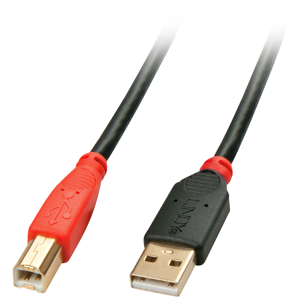 10m USB 2.0 aktiivinen kaapeli - A-tyyppi B:hen
