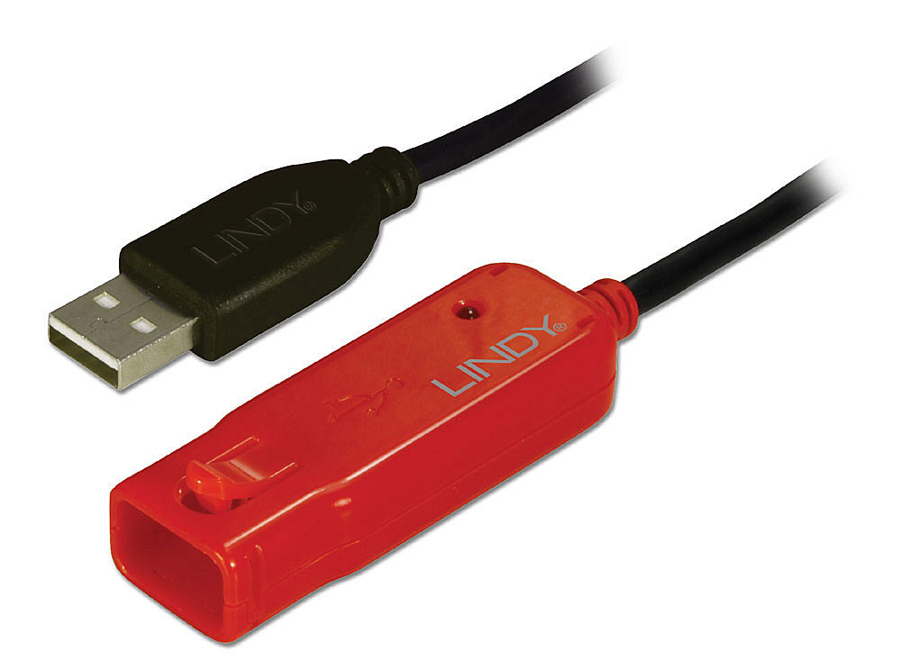 [42780] 8m USB 2.0 aktiivinen Ext. Pro kaapeli USB A uros/USB A naaras