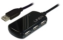 8m USB 2.0 Active Ext. Pro Hub USB A uros/4 x USB A naaras/ USB A naaras