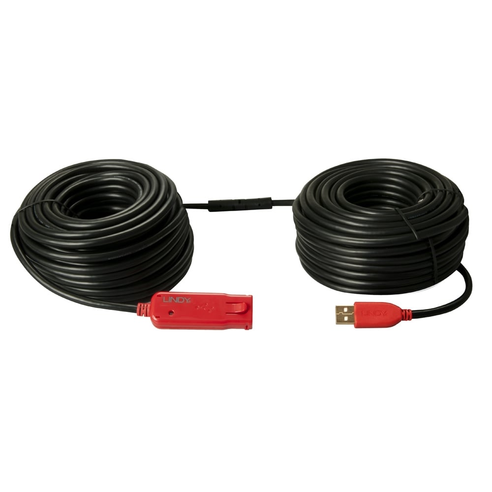 30m USB 2.0 aktiivinen Jatkokaapeli - tyyppi A uros - naaras