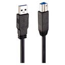 10m USB 3.0 aktiivinen kaapeli tyyppi A uros / tyyppi B uros