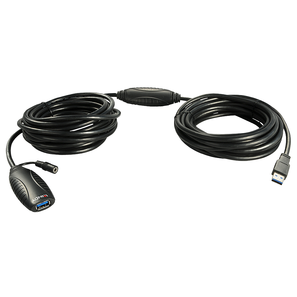 15m USB 3.0 Active Jatkokaapeli