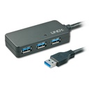 10m USB 3.0 Aktiivinen Ext Hub Pro Tyyppi A uros - 4 x naaras